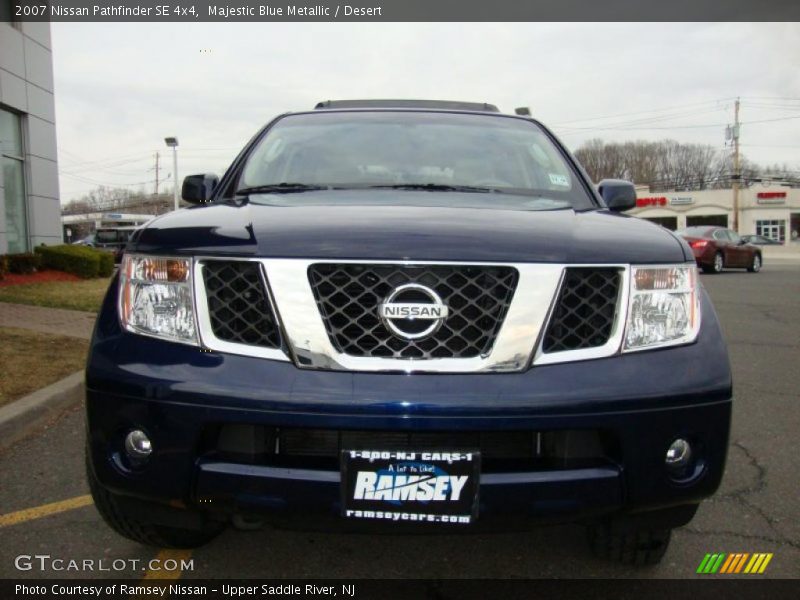 Majestic Blue Metallic / Desert 2007 Nissan Pathfinder SE 4x4