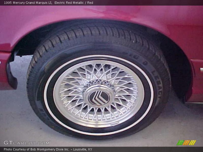 Electric Red Metallic / Red 1995 Mercury Grand Marquis LS