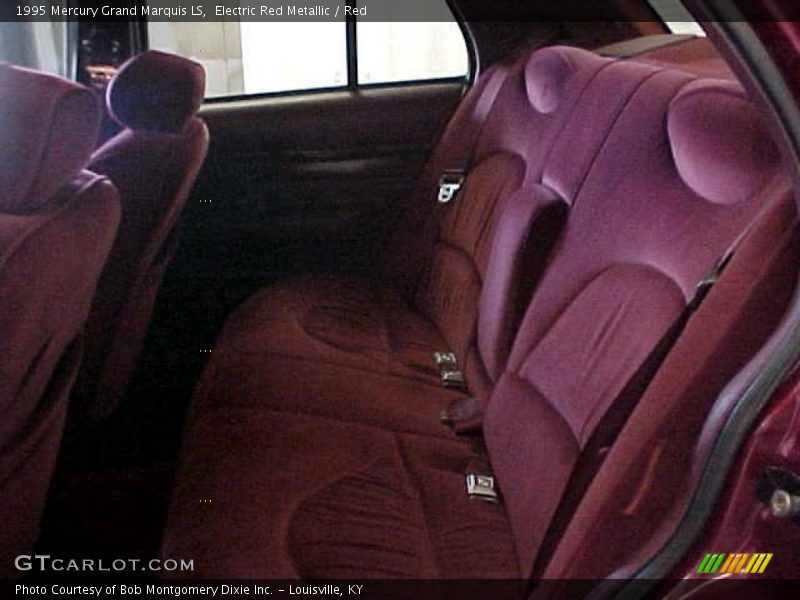 Electric Red Metallic / Red 1995 Mercury Grand Marquis LS