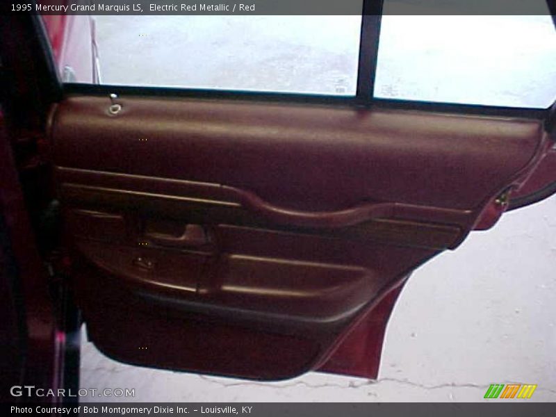 Electric Red Metallic / Red 1995 Mercury Grand Marquis LS