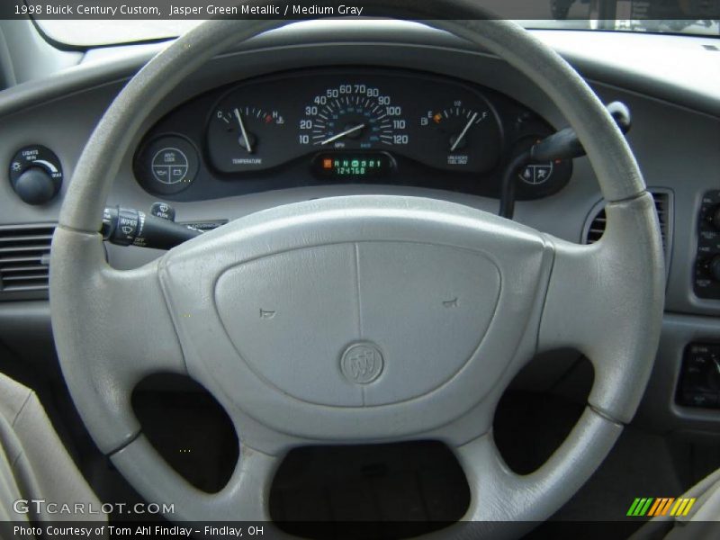 Jasper Green Metallic / Medium Gray 1998 Buick Century Custom