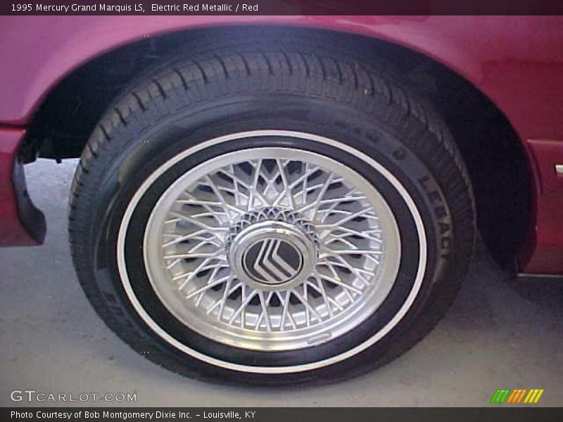 Electric Red Metallic / Red 1995 Mercury Grand Marquis LS