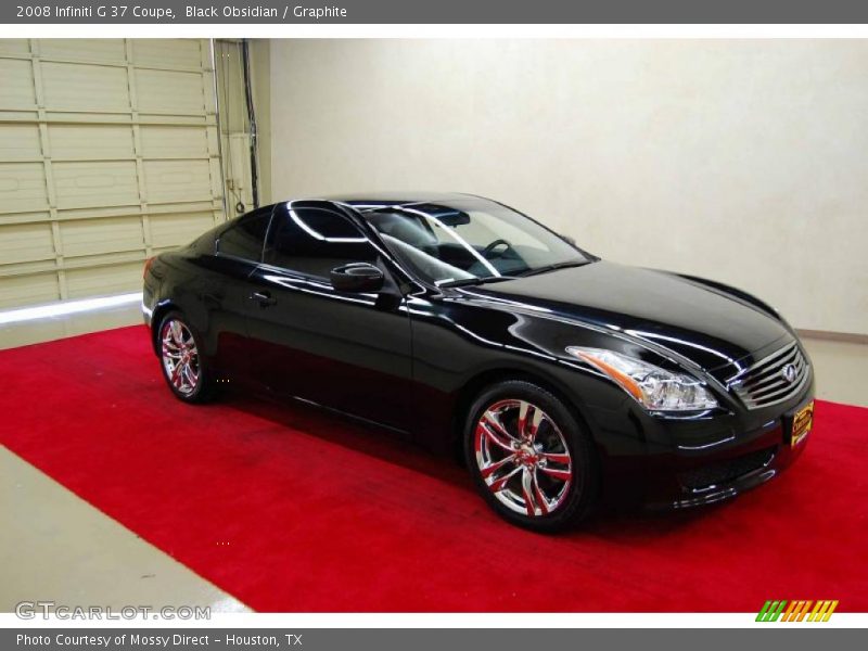 Black Obsidian / Graphite 2008 Infiniti G 37 Coupe