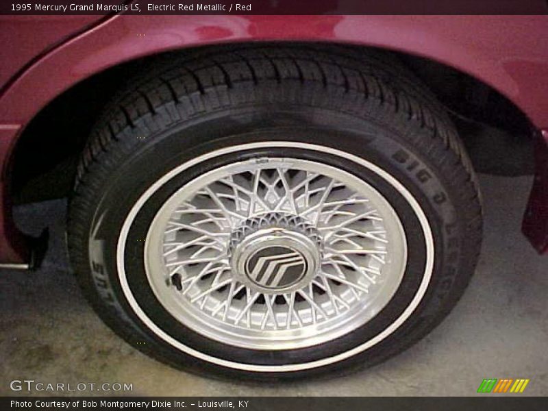 Electric Red Metallic / Red 1995 Mercury Grand Marquis LS