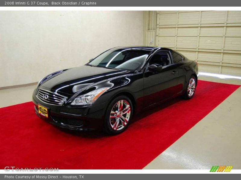 Black Obsidian / Graphite 2008 Infiniti G 37 Coupe