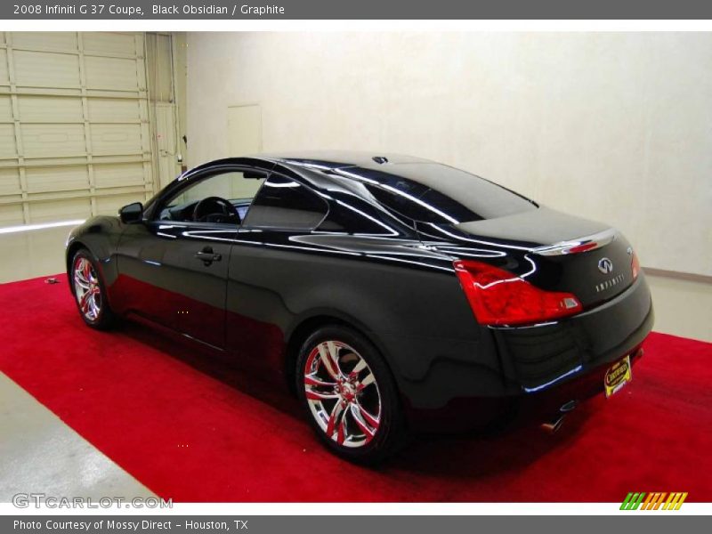 Black Obsidian / Graphite 2008 Infiniti G 37 Coupe