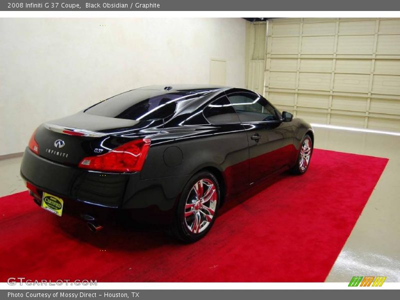 Black Obsidian / Graphite 2008 Infiniti G 37 Coupe