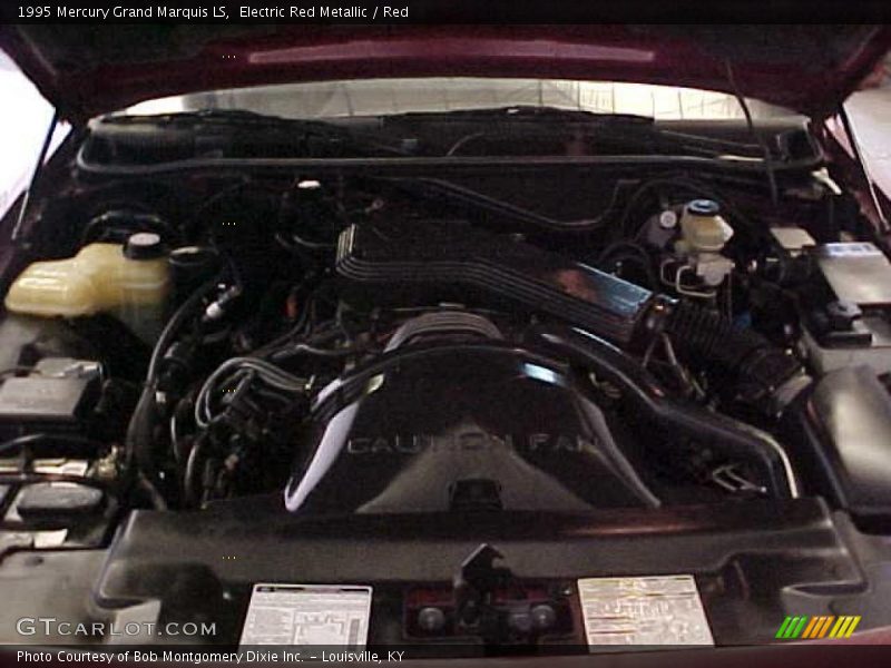 Electric Red Metallic / Red 1995 Mercury Grand Marquis LS