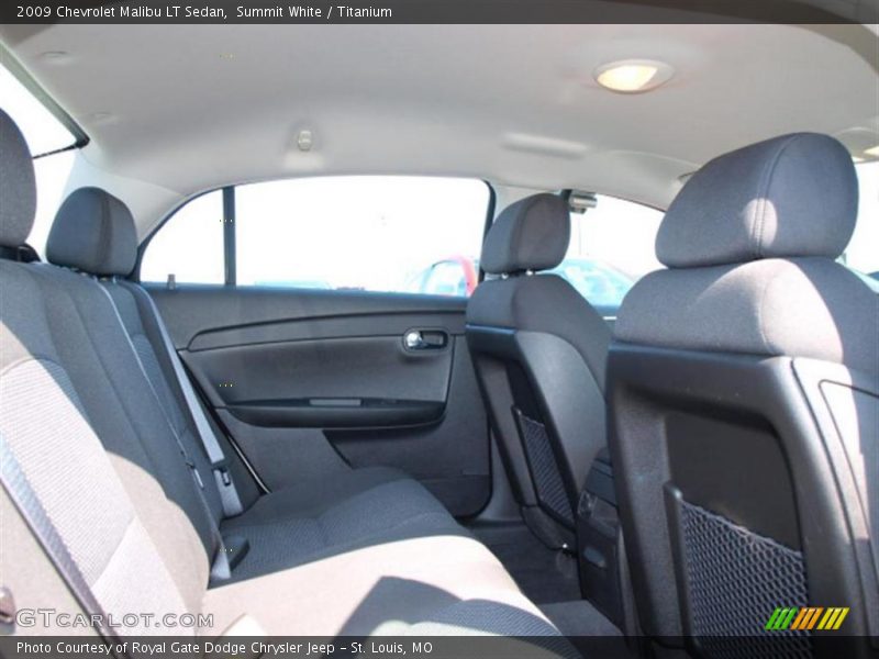 Summit White / Titanium 2009 Chevrolet Malibu LT Sedan