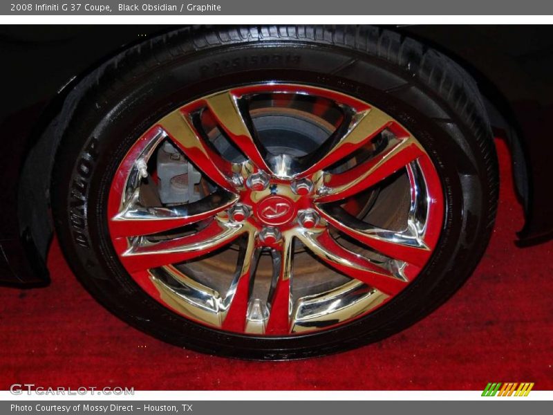 Black Obsidian / Graphite 2008 Infiniti G 37 Coupe