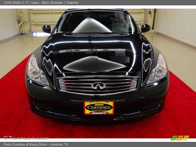 Black Obsidian / Graphite 2008 Infiniti G 37 Coupe