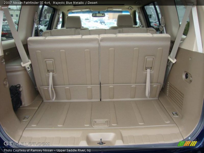 Majestic Blue Metallic / Desert 2007 Nissan Pathfinder SE 4x4