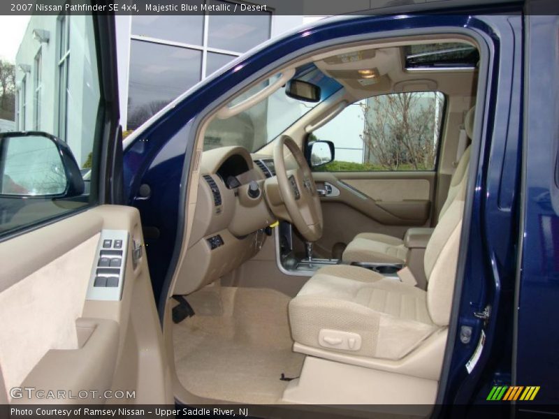 Majestic Blue Metallic / Desert 2007 Nissan Pathfinder SE 4x4