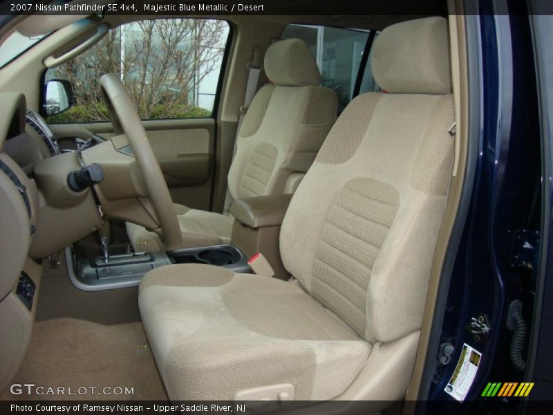 Majestic Blue Metallic / Desert 2007 Nissan Pathfinder SE 4x4
