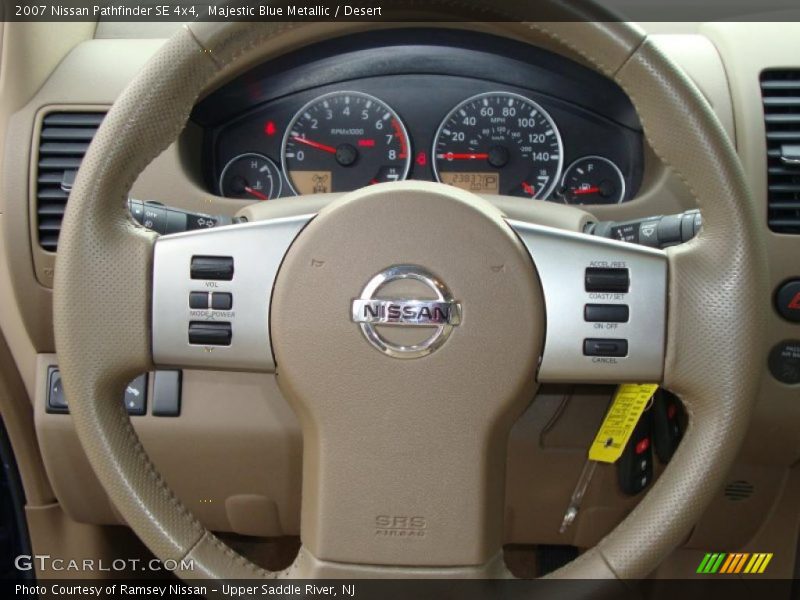 Majestic Blue Metallic / Desert 2007 Nissan Pathfinder SE 4x4