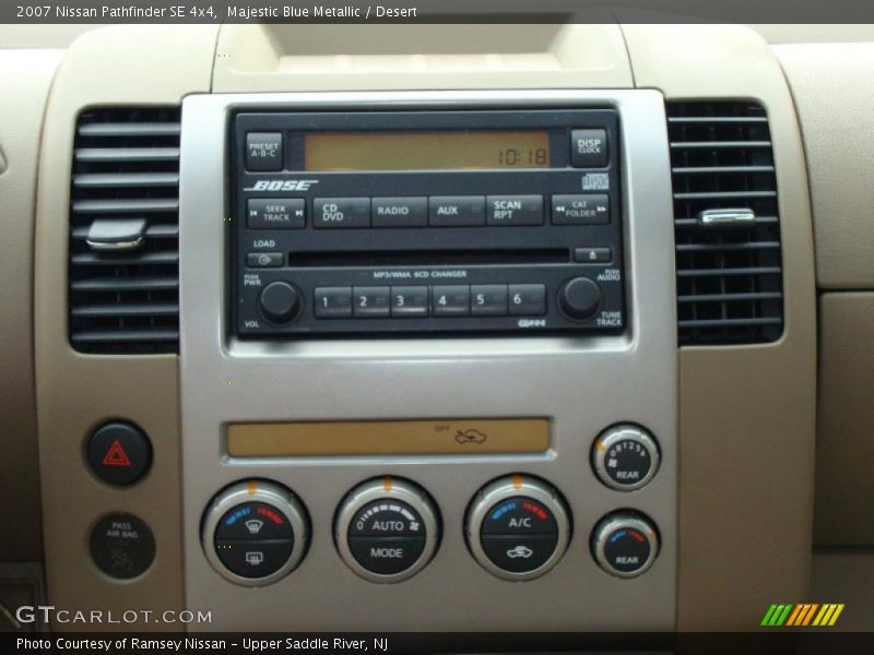 Majestic Blue Metallic / Desert 2007 Nissan Pathfinder SE 4x4