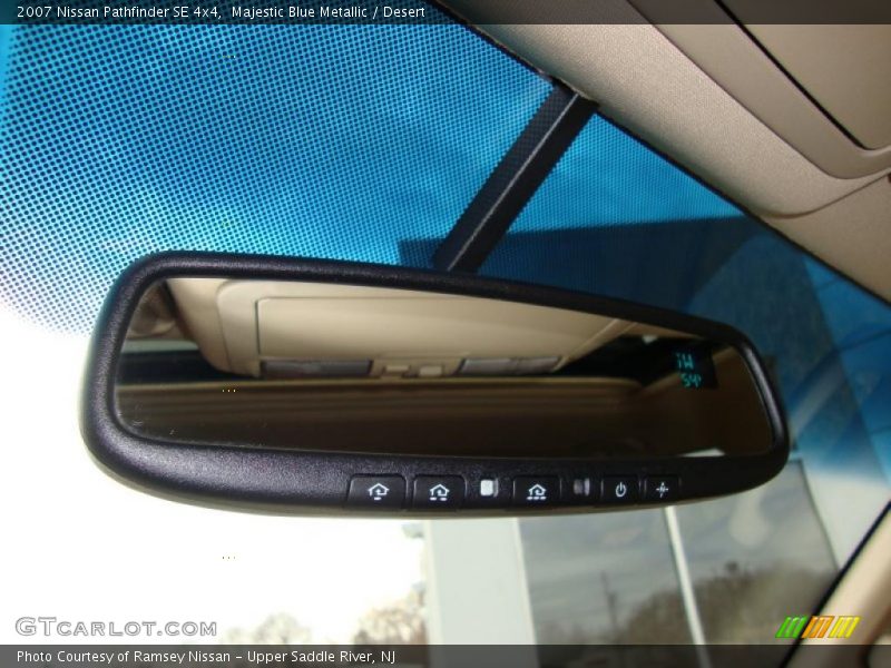 Majestic Blue Metallic / Desert 2007 Nissan Pathfinder SE 4x4