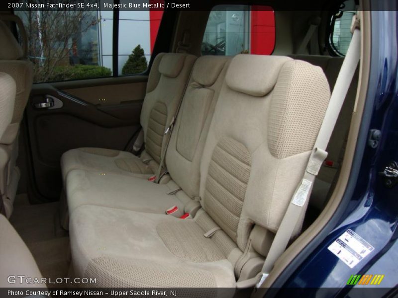 Majestic Blue Metallic / Desert 2007 Nissan Pathfinder SE 4x4