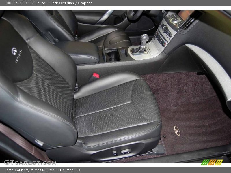 Black Obsidian / Graphite 2008 Infiniti G 37 Coupe