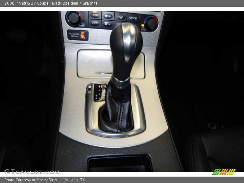 Black Obsidian / Graphite 2008 Infiniti G 37 Coupe