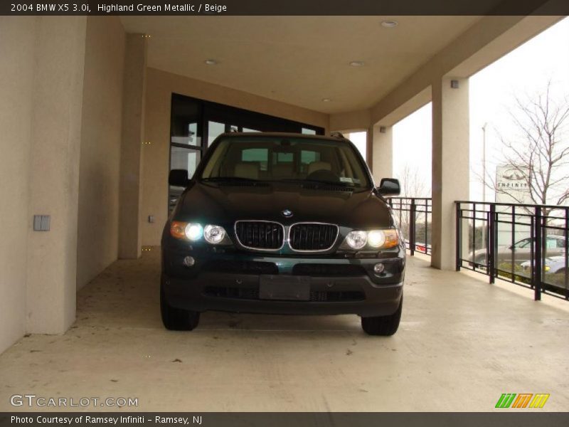 Highland Green Metallic / Beige 2004 BMW X5 3.0i