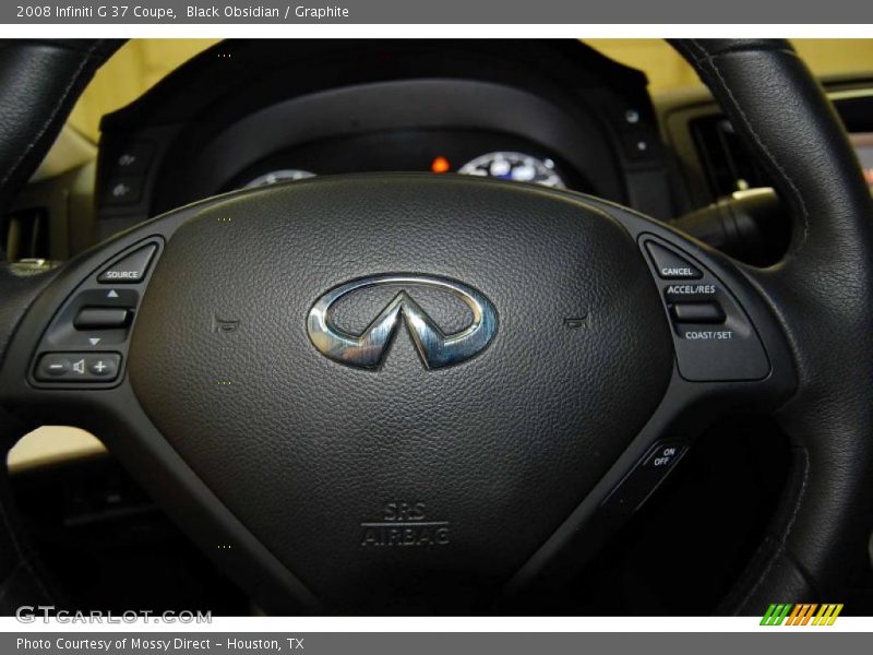 Black Obsidian / Graphite 2008 Infiniti G 37 Coupe