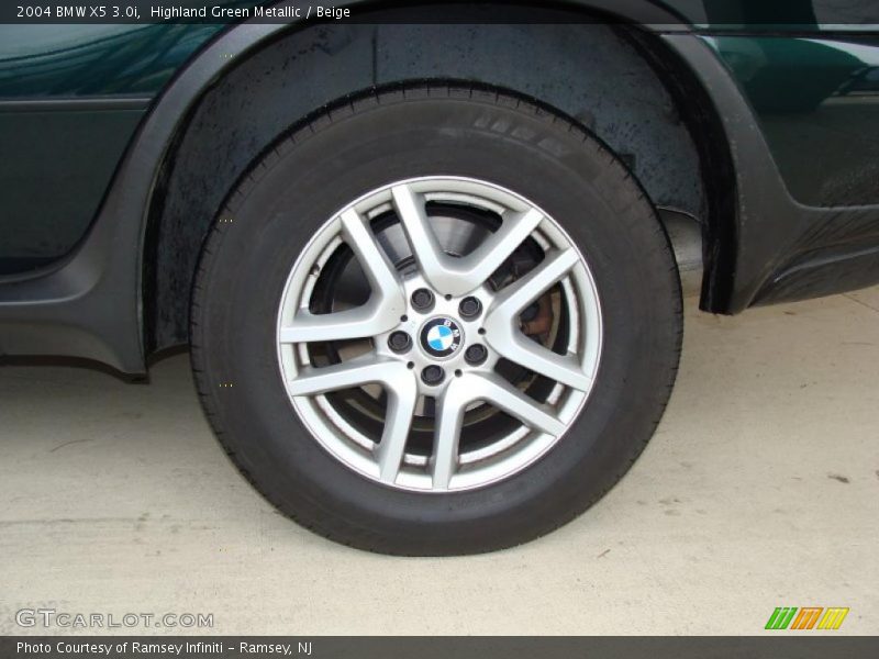 Highland Green Metallic / Beige 2004 BMW X5 3.0i
