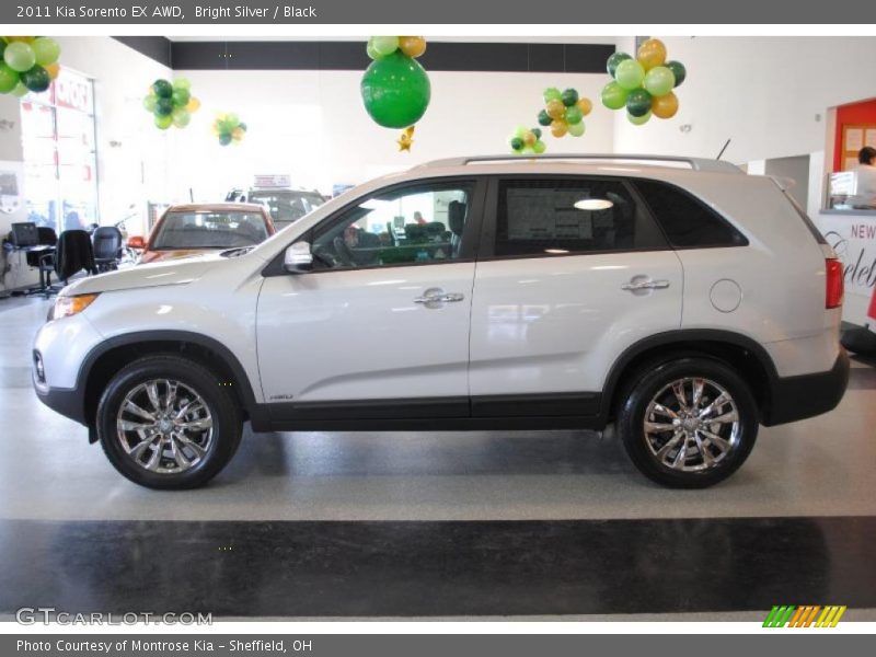 Bright Silver / Black 2011 Kia Sorento EX AWD
