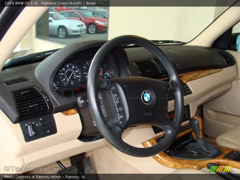 Highland Green Metallic / Beige 2004 BMW X5 3.0i