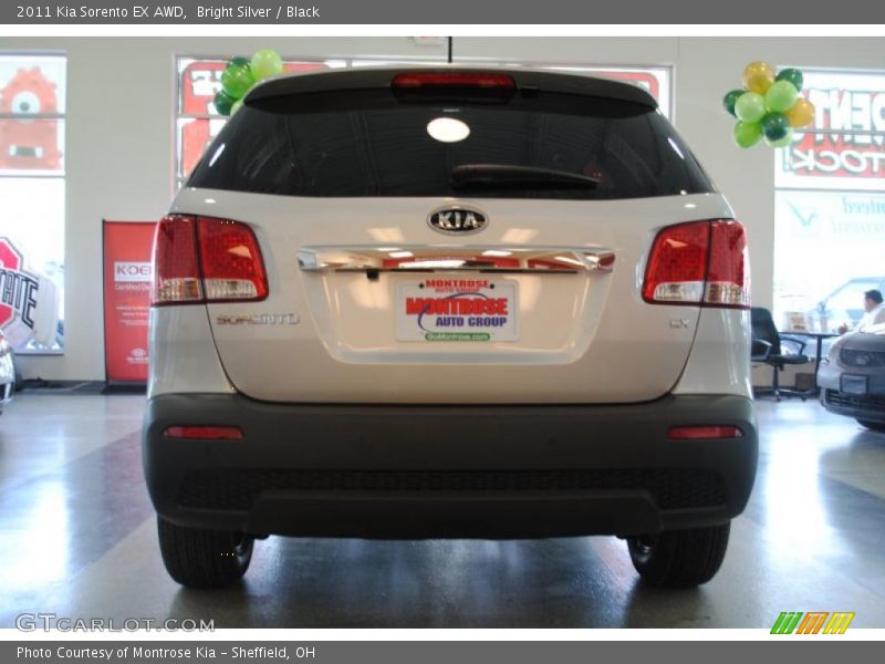 Bright Silver / Black 2011 Kia Sorento EX AWD