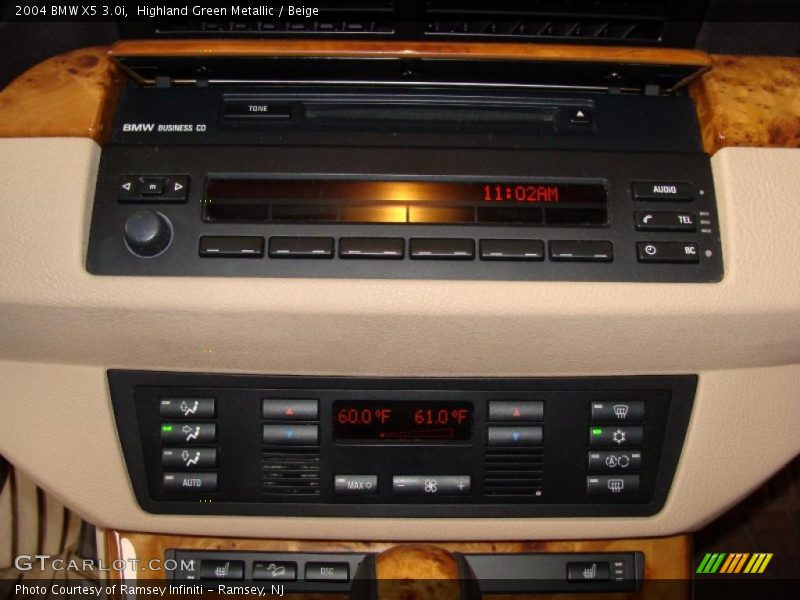 Highland Green Metallic / Beige 2004 BMW X5 3.0i
