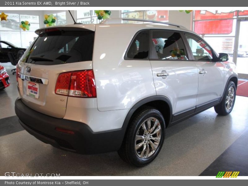 Bright Silver / Black 2011 Kia Sorento EX AWD