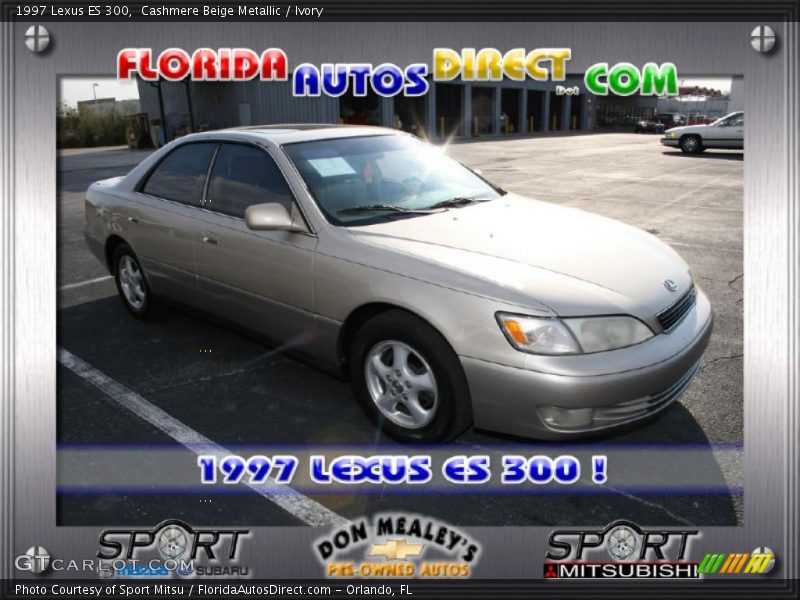 Cashmere Beige Metallic / Ivory 1997 Lexus ES 300
