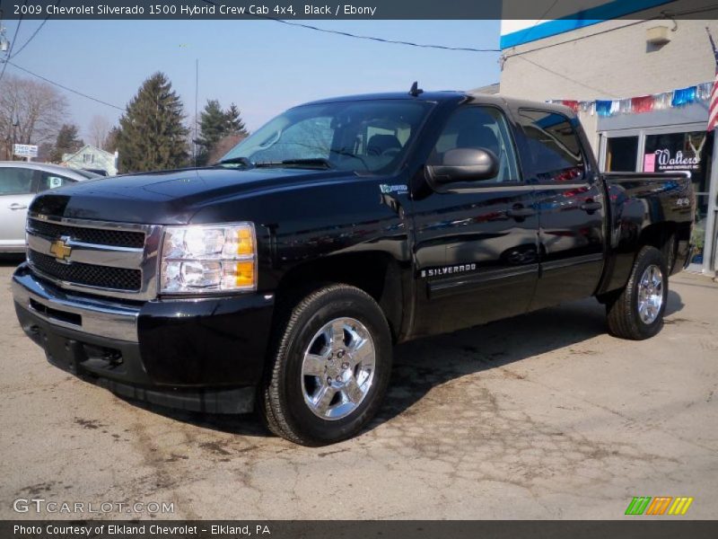 Black / Ebony 2009 Chevrolet Silverado 1500 Hybrid Crew Cab 4x4