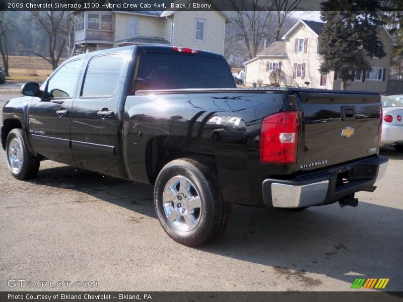 Black / Ebony 2009 Chevrolet Silverado 1500 Hybrid Crew Cab 4x4
