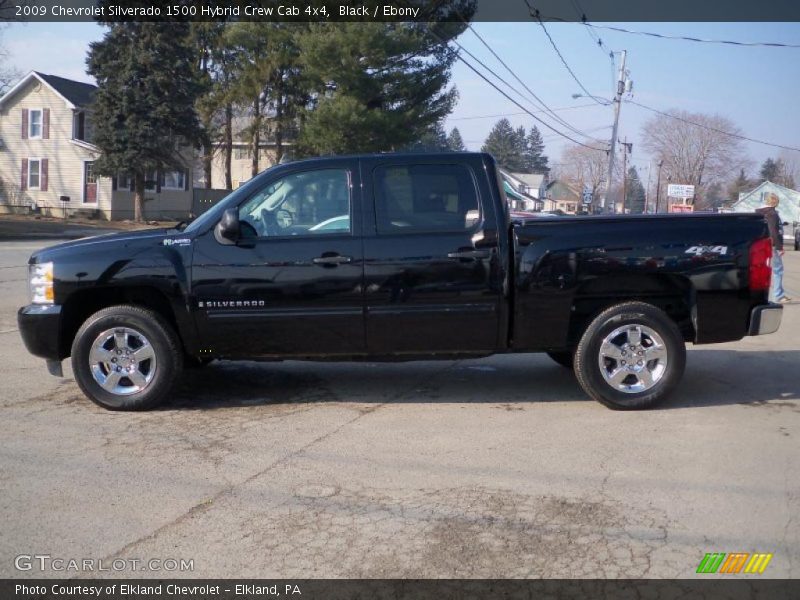 Black / Ebony 2009 Chevrolet Silverado 1500 Hybrid Crew Cab 4x4