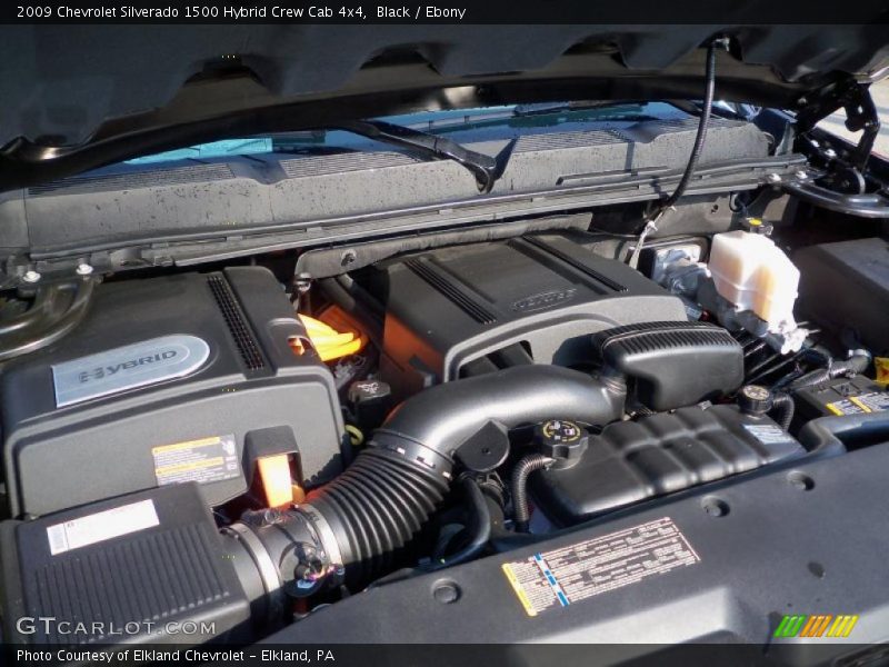 Black / Ebony 2009 Chevrolet Silverado 1500 Hybrid Crew Cab 4x4