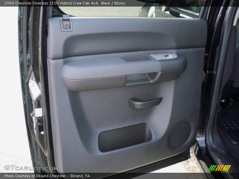 Black / Ebony 2009 Chevrolet Silverado 1500 Hybrid Crew Cab 4x4