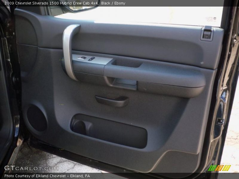 Black / Ebony 2009 Chevrolet Silverado 1500 Hybrid Crew Cab 4x4