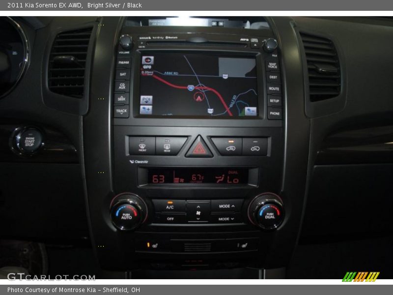 Bright Silver / Black 2011 Kia Sorento EX AWD