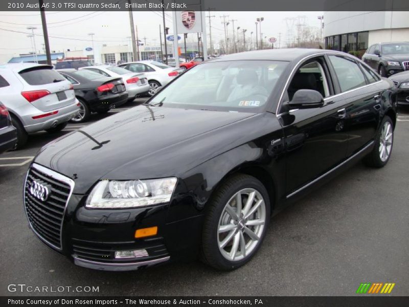Brilliant Black / Black 2010 Audi A6 3.0 TFSI quattro Sedan
