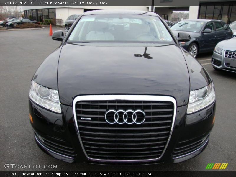 Brilliant Black / Black 2010 Audi A6 3.0 TFSI quattro Sedan