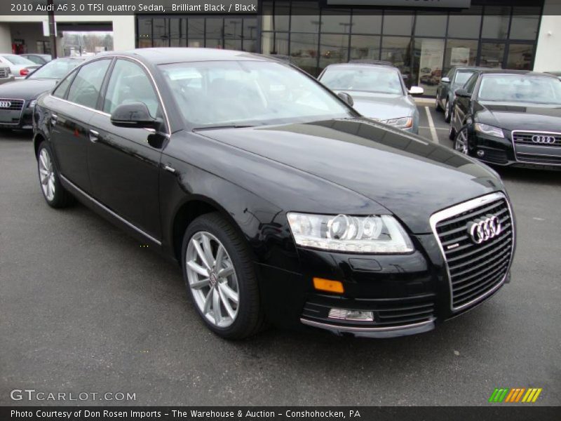 Brilliant Black / Black 2010 Audi A6 3.0 TFSI quattro Sedan