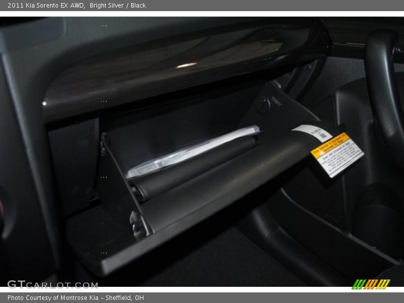 Bright Silver / Black 2011 Kia Sorento EX AWD