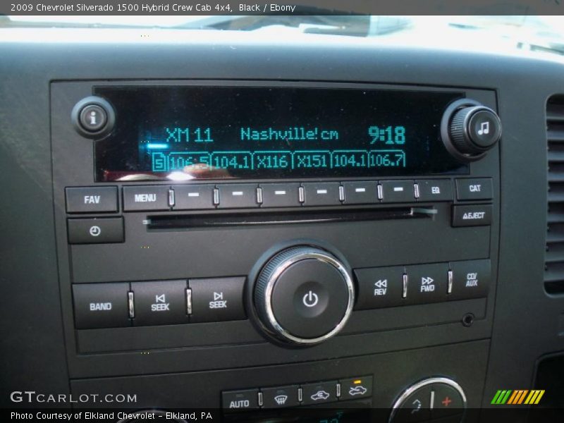 Black / Ebony 2009 Chevrolet Silverado 1500 Hybrid Crew Cab 4x4