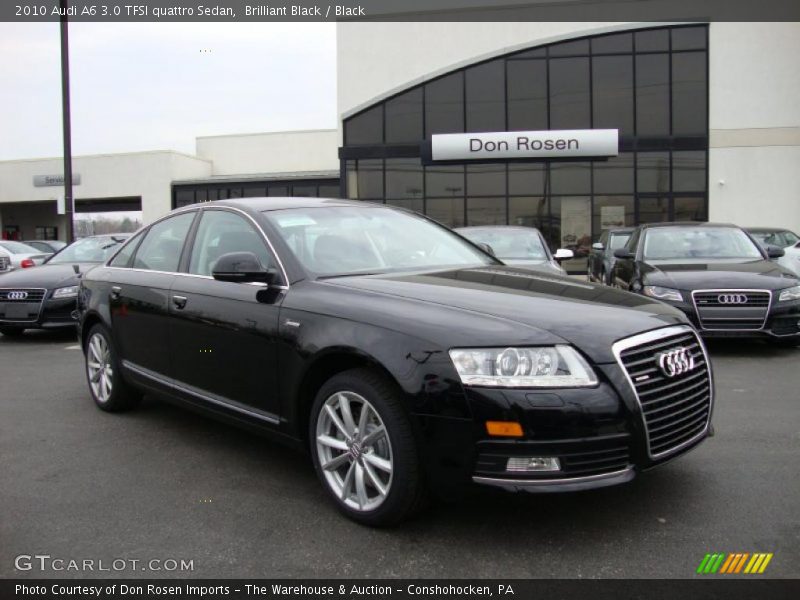 Brilliant Black / Black 2010 Audi A6 3.0 TFSI quattro Sedan
