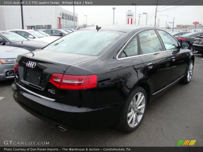 Brilliant Black / Black 2010 Audi A6 3.0 TFSI quattro Sedan