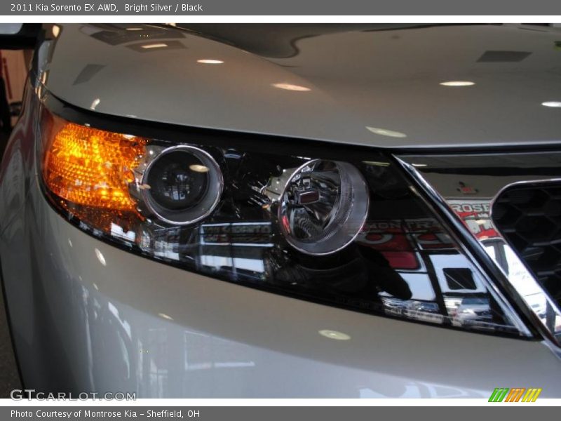 Bright Silver / Black 2011 Kia Sorento EX AWD