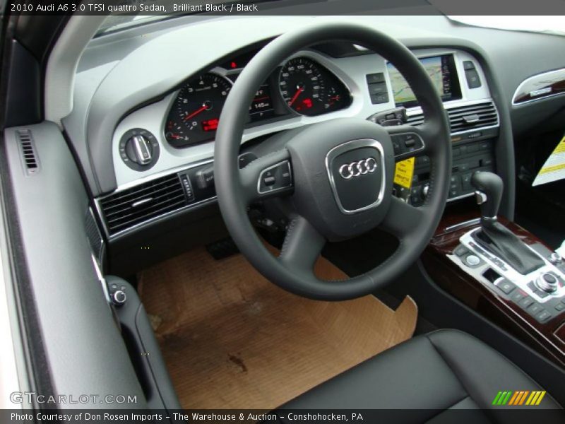 Brilliant Black / Black 2010 Audi A6 3.0 TFSI quattro Sedan