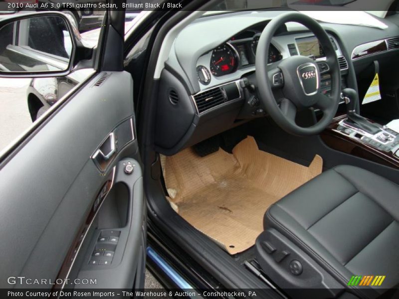 Brilliant Black / Black 2010 Audi A6 3.0 TFSI quattro Sedan